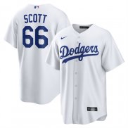 Camiseta Beisbol Hombre Los Angeles Dodgers Tanner Scott Primera Replica Blanco