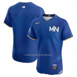 Camiseta Beisbol Hombre Minnesota Twins City Connect Elite Azul