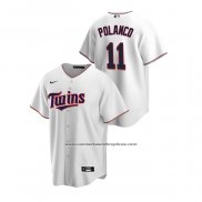 Camiseta Beisbol Hombre Minnesota Twins Jorge Polanco Replica Primera Blanco