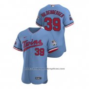 Camiseta Beisbol Hombre Minnesota Twins Trevor Hildenberger Autentico 2020 Alterno Azul