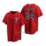 Camiseta Beisbol Hombre Minnesota Twins Trevor Larnach Replica Alterno Rojo
