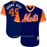 Camiseta Beisbol Hombre New York Mets 2017 Little League World Series Josh Smoker Azul