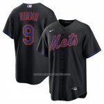 Camiseta Beisbol Hombre New York Mets Brandon Nimmo Alterno Replica Negro