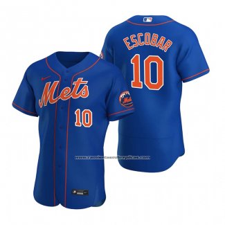 Camiseta Beisbol Hombre New York Mets Eduardo Escobar Autentico Alterno Azul