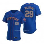 Camiseta Beisbol Hombre New York Mets Trevor Williams Autentico Azul