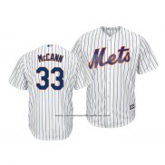 Camiseta Beisbol Hombre New York Mets White James Mccann Cool Base Cool Base