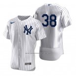 Camiseta Beisbol Hombre New York Yankees Andrew Heaney Autentico Primera Blanco