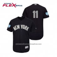 Camiseta Beisbol Hombre New York Yankees Brett Gardner Flex Base Entrenamiento de Primavera Alterno 2019 Azul