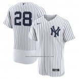 Camiseta Beisbol Hombre New York Yankees Josh Donaldson Primera Autentico Blanco