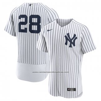 Camiseta Beisbol Hombre New York Yankees Josh Donaldson Primera Autentico Blanco