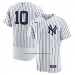 Camiseta Beisbol Hombre New York Yankees Phil Rizzuto Primera Autentico Retired Blanco