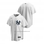 Camiseta Beisbol Hombre New York Yankees Replica Primera Blanco
