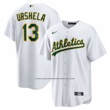 Camiseta Beisbol Hombre Oakland Athletics Gio Urshela Primera Replica Blanco