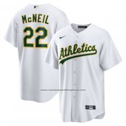 Camiseta Beisbol Hombre Oakland Athletics Jeff Mcneil Primera Replica Blanco