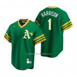 Camiseta Beisbol Hombre Oakland Athletics Josh Harrison Cooperstown Collection Road Verde