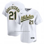 Camiseta Beisbol Hombre Oakland Athletics Tyler Soderstrom Primera Limited Blanco1