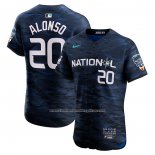 Camiseta Beisbol Hombre Pete Alonso All Star 2023 Vapor Premier Elite Azul
