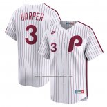 Camiseta Beisbol Hombre Philadelphia Phillies Bryce Harper Cooperstown Collection Limited Blanco