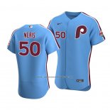 Camiseta Beisbol Hombre Philadelphia Phillies Hector Neris Autentico Alterno 2020 Azul