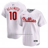Camiseta Beisbol Hombre Philadelphia Phillies J.T. Realmuto Primera Limited Blanco