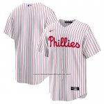 Camiseta Beisbol Hombre Philadelphia Phillies Primera Replica Big & Tall Blanco