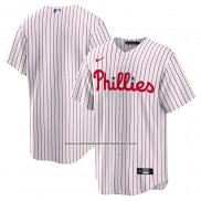 Camiseta Beisbol Hombre Philadelphia Phillies Primera Replica Big & Tall Blanco
