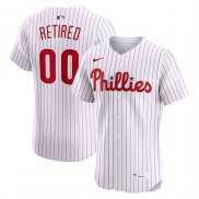 Camiseta Beisbol Hombre Philadelphia Phillies Retired Roster Elite Replica Blanco