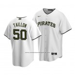 Camiseta Beisbol Hombre Pittsburgh Pirates Jameson Taillon Replica Alterno 2020 Blanco