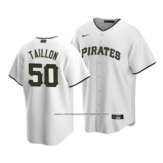 Camiseta Beisbol Hombre Pittsburgh Pirates Jameson Taillon Replica Alterno 2020 Blanco