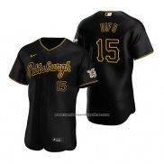 Camiseta Beisbol Hombre Pittsburgh Pirates Wilmer Difo Autentico Alterno Negro