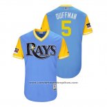 Camiseta Beisbol Hombre Rays Matt Duffy 2018 LLWS Players Weekend Duffman Azul