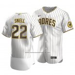 Camiseta Beisbol Hombre San Diego Padres Blake Snell Autentico Primera Blanco