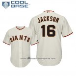 Camiseta Beisbol Hombre San Francisco Giants Austin Jackson Cool Base Primera Crema