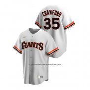 Camiseta Beisbol Hombre San Francisco Giants Brandon Crawford Cooperstown Collection Primera Blanco
