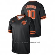 Camiseta Beisbol Hombre San Francisco Giants Evan Longoria Cooperstown Collection Legend Negro