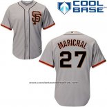 Camiseta Beisbol Hombre San Francisco Giants Juan Marichal Gris Cool Base