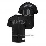 Camiseta Beisbol Hombre San Francisco Giants Personalizada 2019 Players Weekend Autentico Negro