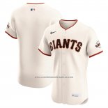 Camiseta Beisbol Hombre San Francisco Giants Primera Elite Crema