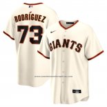 Camiseta Beisbol Hombre San Francisco Giants Randy Rodriguez Primera Replica Crema
