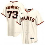 Camiseta Beisbol Hombre San Francisco Giants Randy Rodriguez Primera Replica Crema