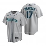 Camiseta Beisbol Hombre Seattle Mariners Emerson Hancock Replica 2020 Gris