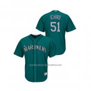 Camiseta Beisbol Hombre Seattle Mariners Ichiro Suzuki Cooperstown Collection Replica Alterno Verde