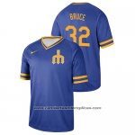 Camiseta Beisbol Hombre Seattle Mariners Jay Bruce Cooperstown Collection Legend Azul