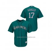 Camiseta Beisbol Hombre Seattle Mariners Mitch Haniger Cooperstown Collection Replica Alterno Verde
