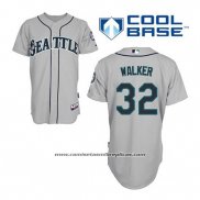 Camiseta Beisbol Hombre Seattle Mariners Taijuan Walker 32 Gris Cool Base