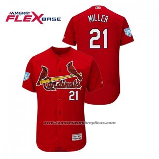 Camiseta Beisbol Hombre St. Louis Cardinals Dexter Fowler 150th Aniversario Patch Flex Base Azul