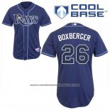 Camiseta Beisbol Hombre Tampa Bay Rays Brad Boxberger 26 Alterno Cool Base Azul