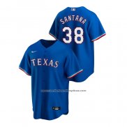 Camiseta Beisbol Hombre Texas Rangers Danny Santana Replica Alterno Azul