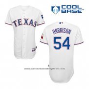 Camiseta Beisbol Hombre Texas Rangers Matt Harrison 54 Blanco Primera Cool Base