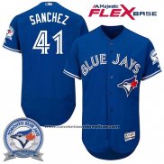Camiseta Beisbol Hombre Toronto Blue Jays Aaron Sanchez 41 Flex Base